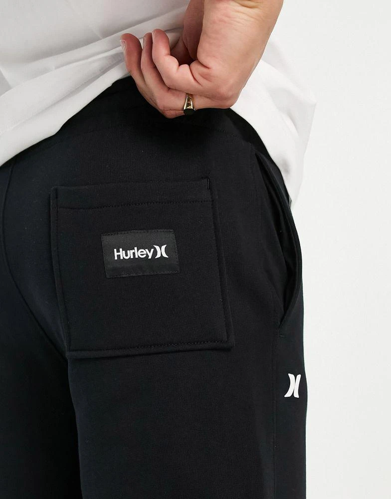 商品Hurley|Hurley Oceancare Block party joggers in black,价格¥387,第3张图片详细描述