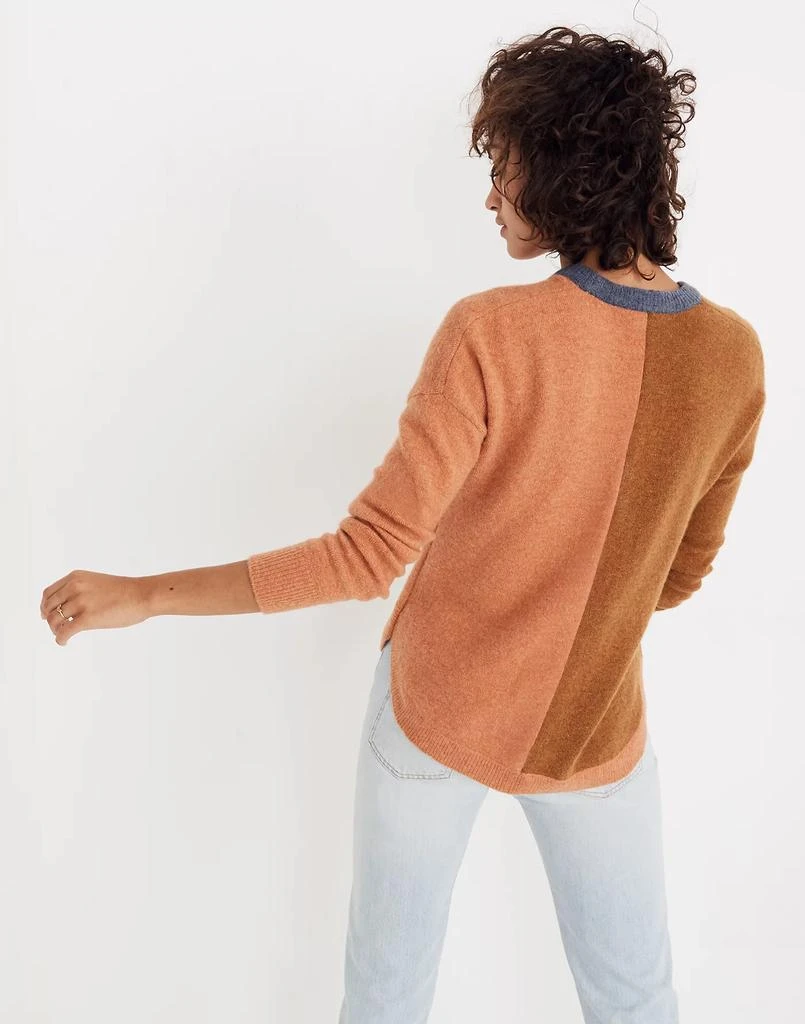 商品Madewell|Westlake Colorblock Pullover Sweater in Coziest Yarn,价格¥476,第2张图片详细描述