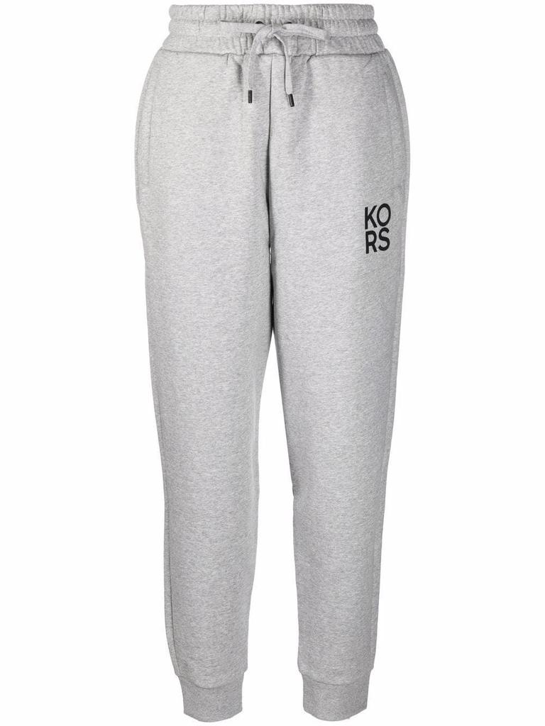 Michael Kors Womens Grey Cotton Joggers商品第1张图片规格展示