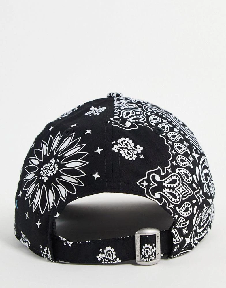 商品New Era|New Era MLB 9Forty New York Yankees paisley unisex cap in black exclusive at ASOS,价格¥166,第4张图片详细描述