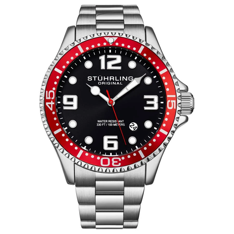 商品Stuhrling|Stuhrling Aquadiver Men's Watch,价格¥597,第1张图片