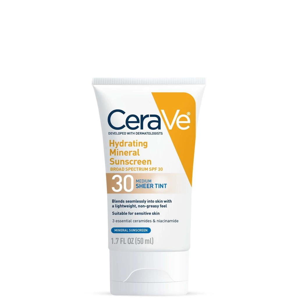 商品CeraVe|CeraVe Hydrating Mineral Tinted Sunscreen SPF 30,价格¥133,第1张图片