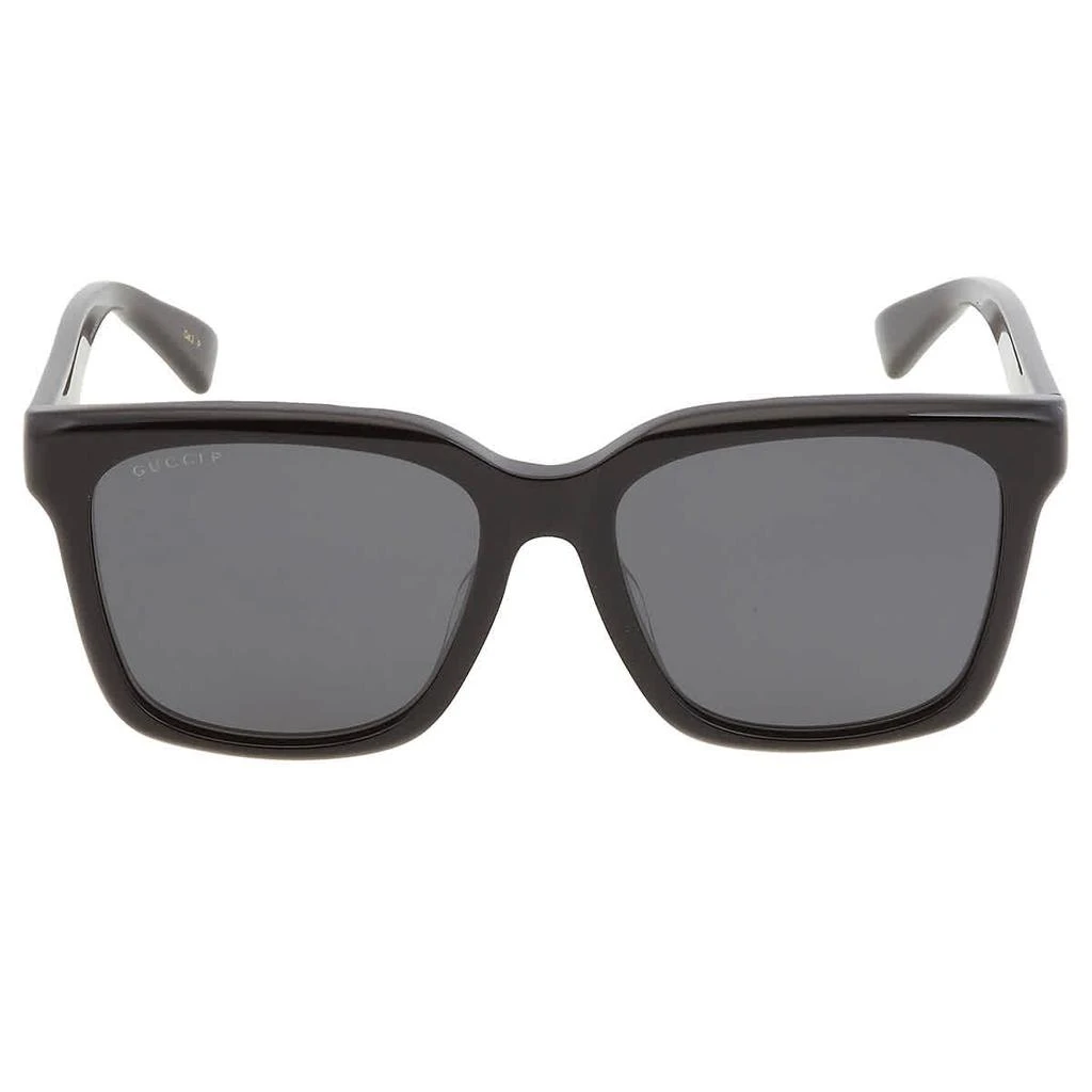 商品Gucci|Polarized Grey Square Unisex Sunglasses GG1175SK 001 56,价格¥1619,第1张图片