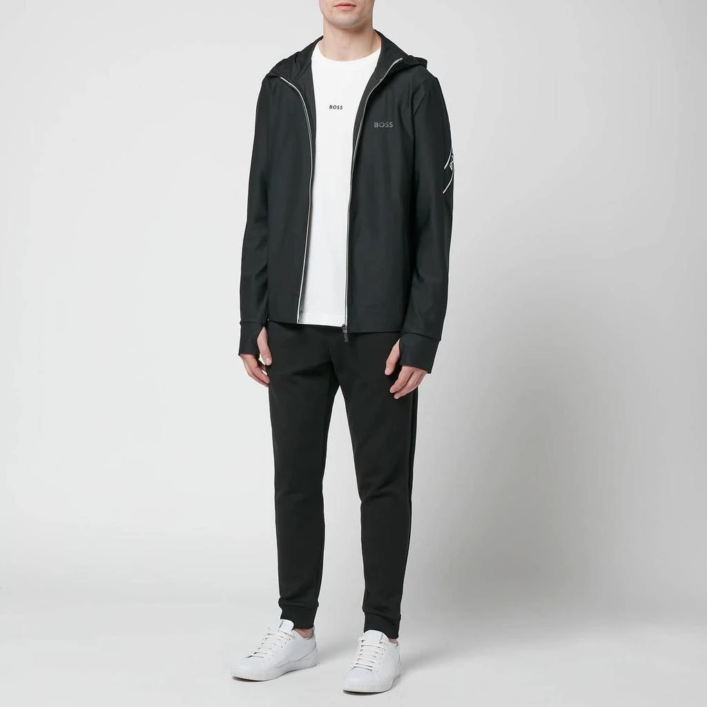 商品Hugo Boss|BOSS Green Men's Sicon Gym Zip-Through Sweatshirt - Black,价格¥569,第3张图片详细描述