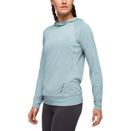 商品Black Diamond|Alpenglow Hooded Long-Sleeve Shirt - Women's,价格¥581,第4张图片详细描述