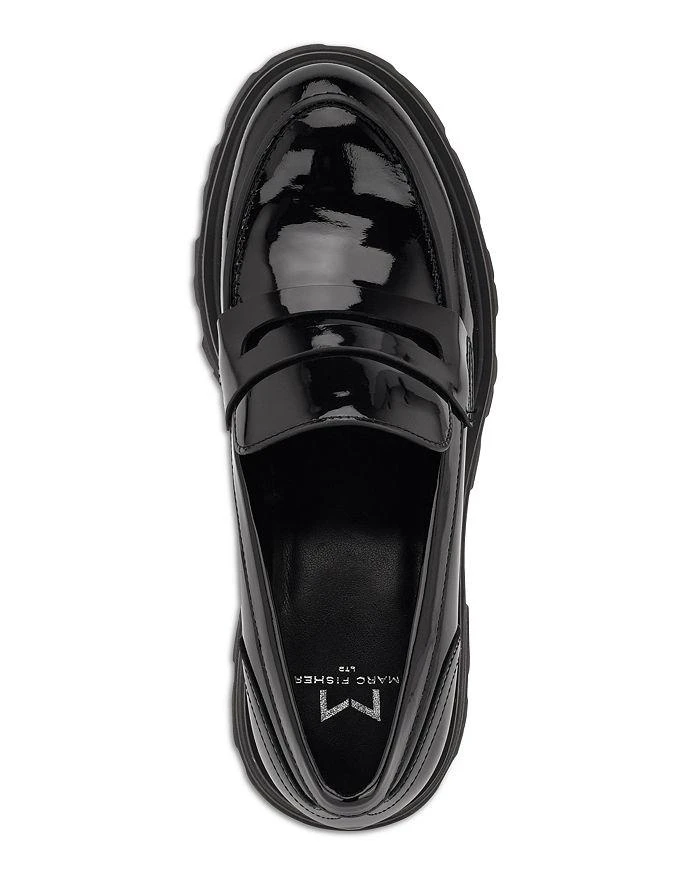 商品Marc Fisher|Women's Latika Almond Toe Platform Loafers,价格¥787,第3张图片详细描述