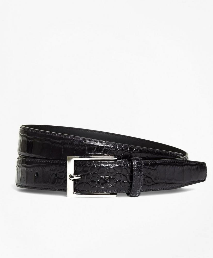 商品Brooks Brothers|Embossed Leather Belt,价格¥493,第1张图片