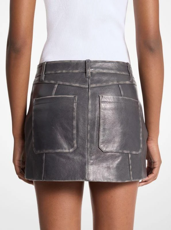 商品Michael Kors|Leather Mini Skirt,价格¥2072,第2张图片详细描述