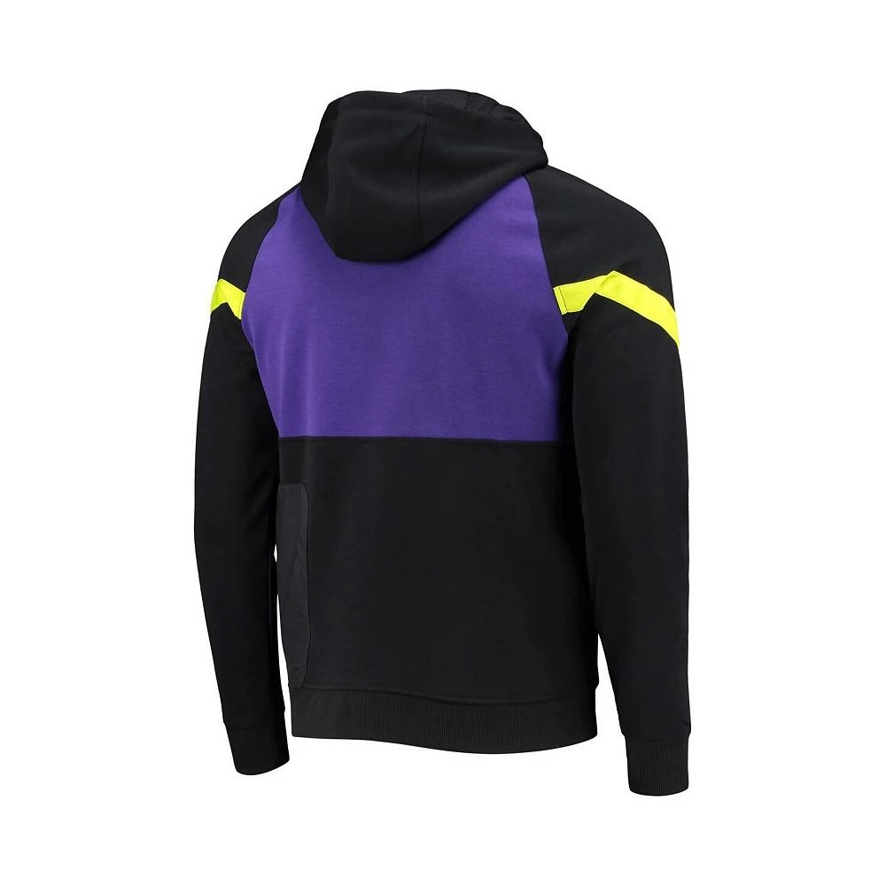 商品NIKE|Men's Purple, Black Tottenham Hotspur Travel Fleece Half-Zip Hoodie,价格¥778,第3张图片详细描述