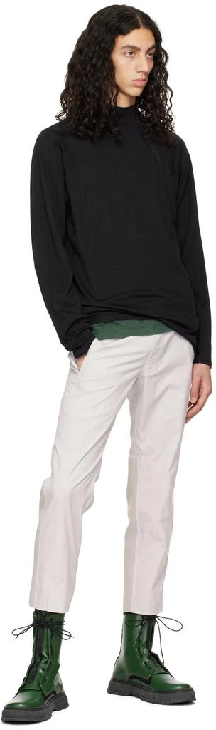 商品Snow Peak|Black Half-Zip Sweater,价格¥440,第4张图片详细描述