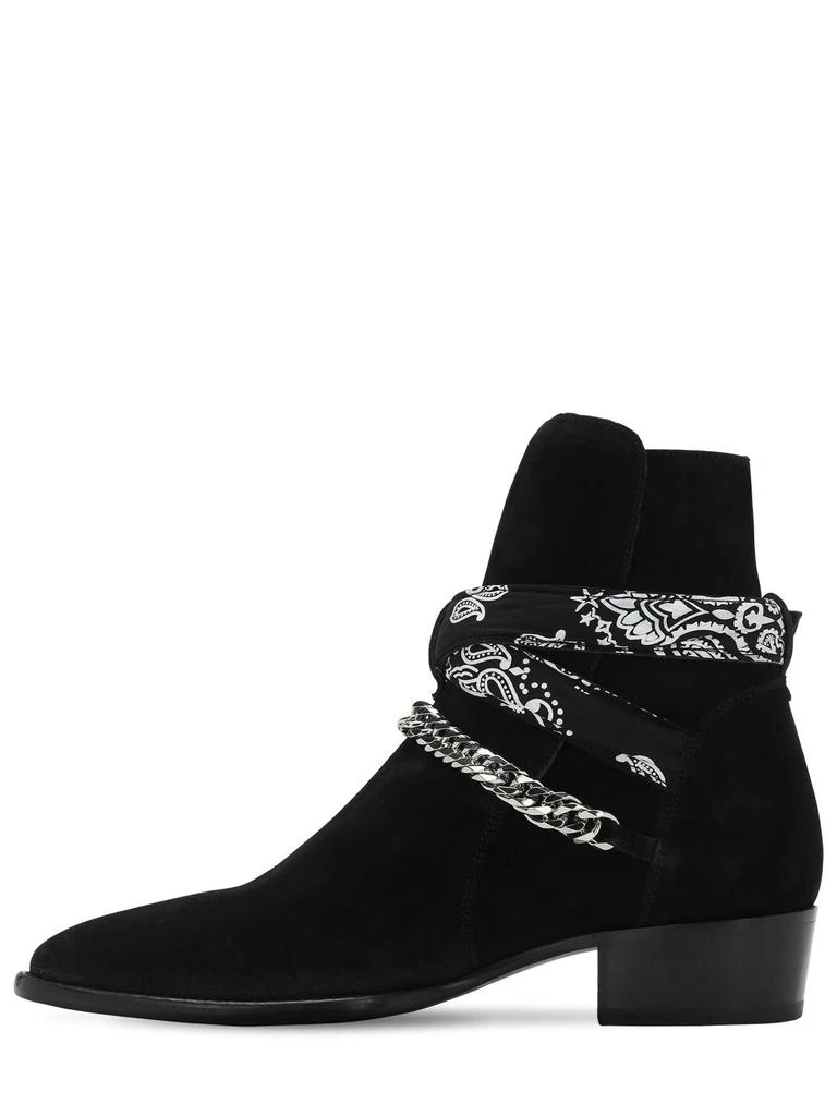 商品AMIRI|Bandana Buckle Suede Boots,价格¥10697,第5张图片详细描述