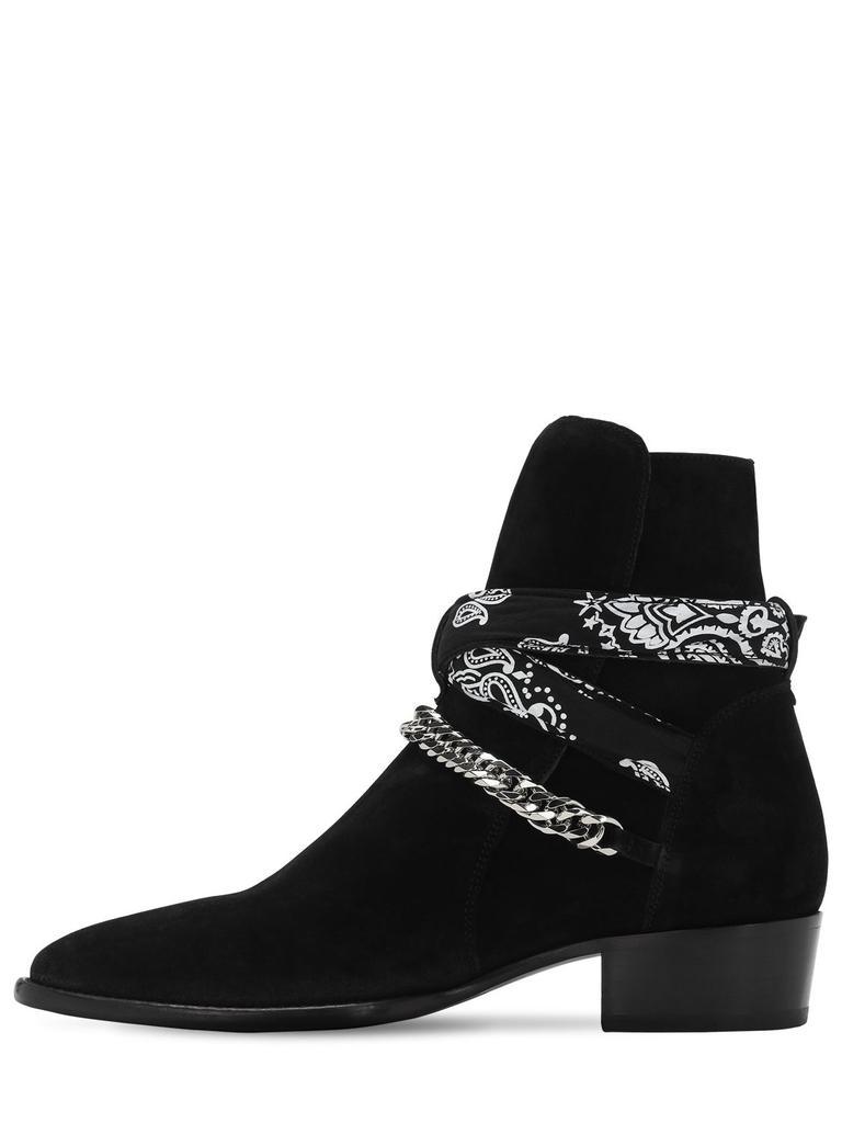 商品AMIRI|Bandana Buckle Suede Boots,价格¥10163,第7张图片详细描述