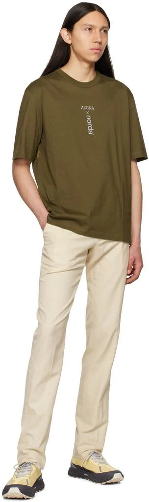 商品Zegna|Khaki norda Edition T-Shirt,价格¥1225,第4张图片详细描述