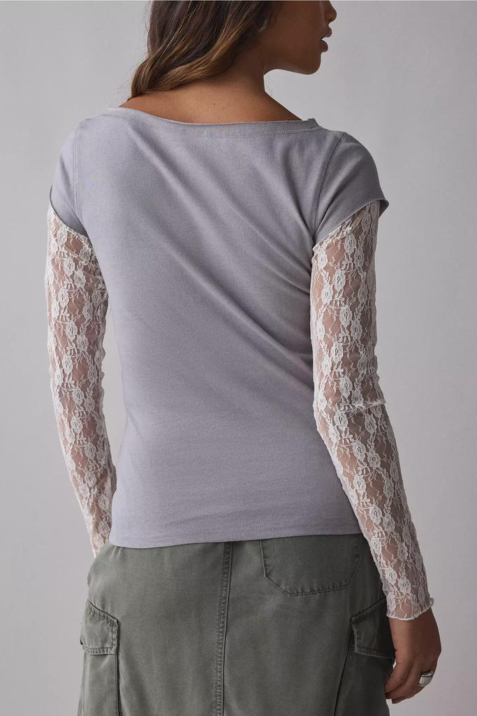 theredthread S bicolor layered tops❸ THEREDTHREAD / ザレッドスレッド】S bicolor layered tops