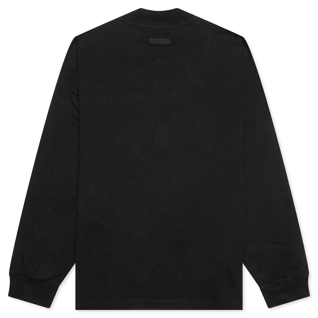 商品Essentials|L/S Tee - Jet Black,价格¥456,第2张图片详细描述