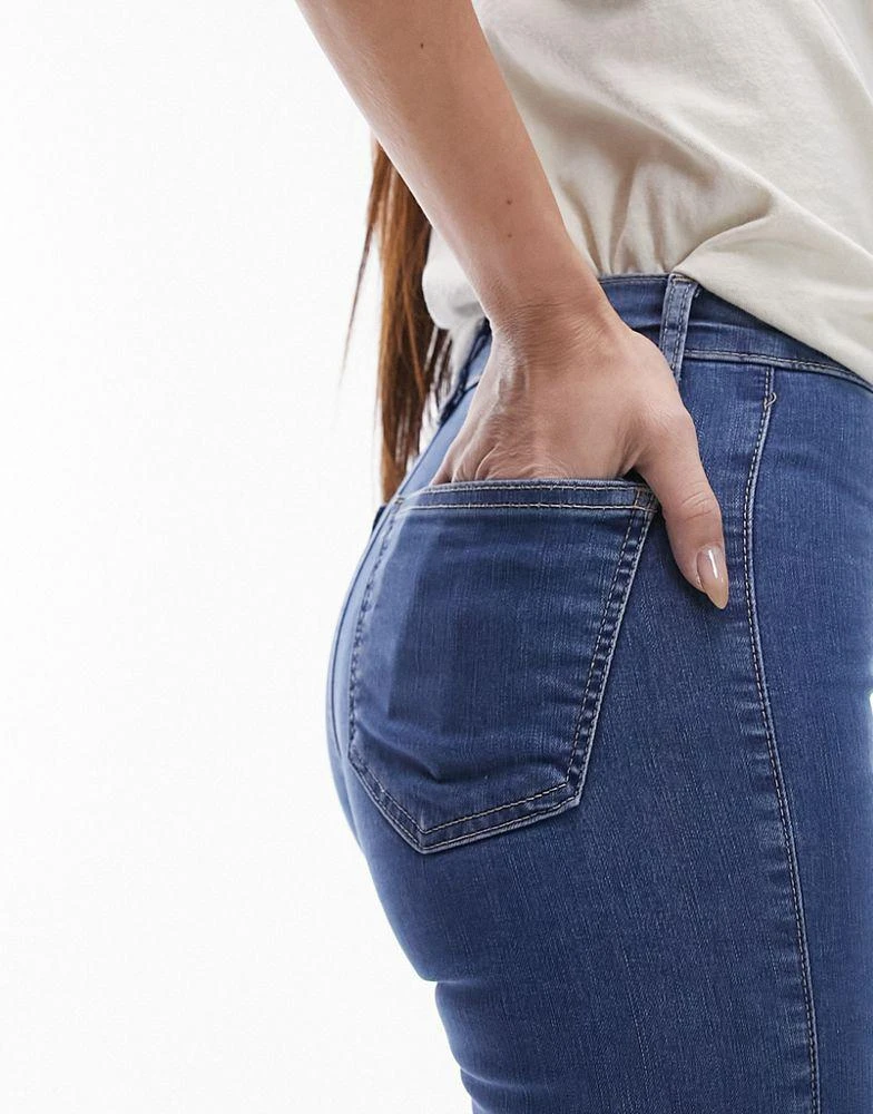 商品Topshop|Topshop Joni high rise super skinny jean in mid blue,价格¥424,第2张图片详细描述