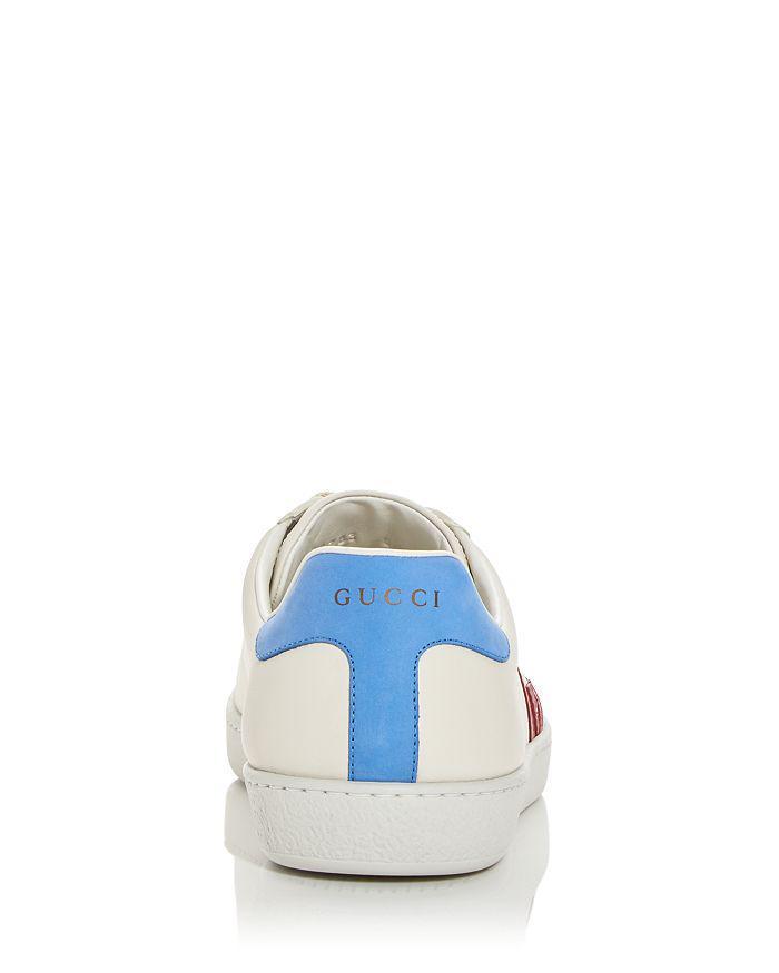 商品Gucci|Men's New Ace Interlocking G Sneakers,价格¥4881,第5张图片详细描述
