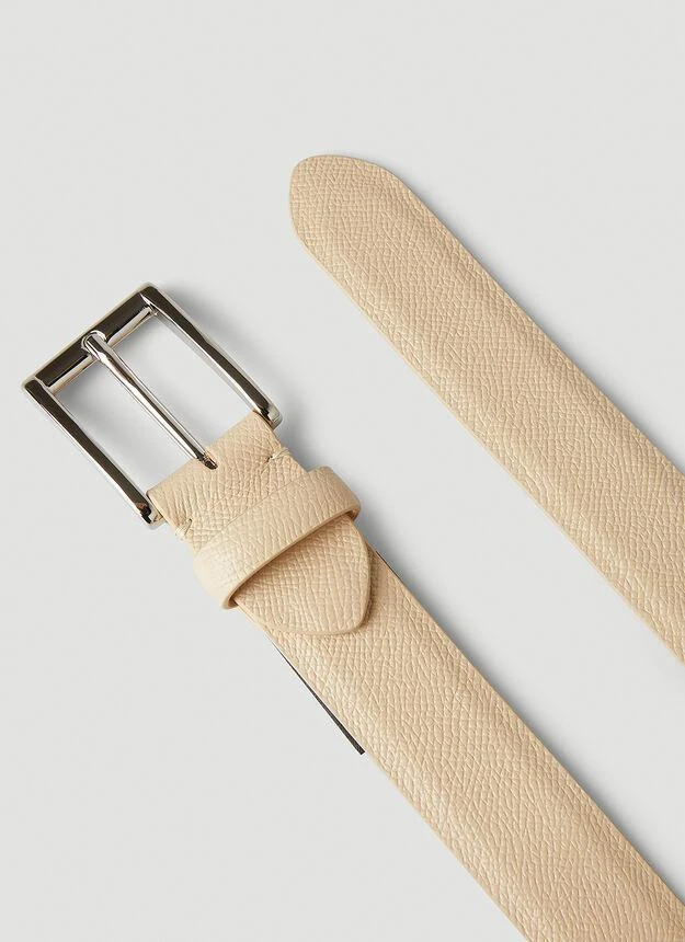 商品MAISON MARGIELA|Classic Buckle Belt in Beige,价格¥924,第2张图片详细描述