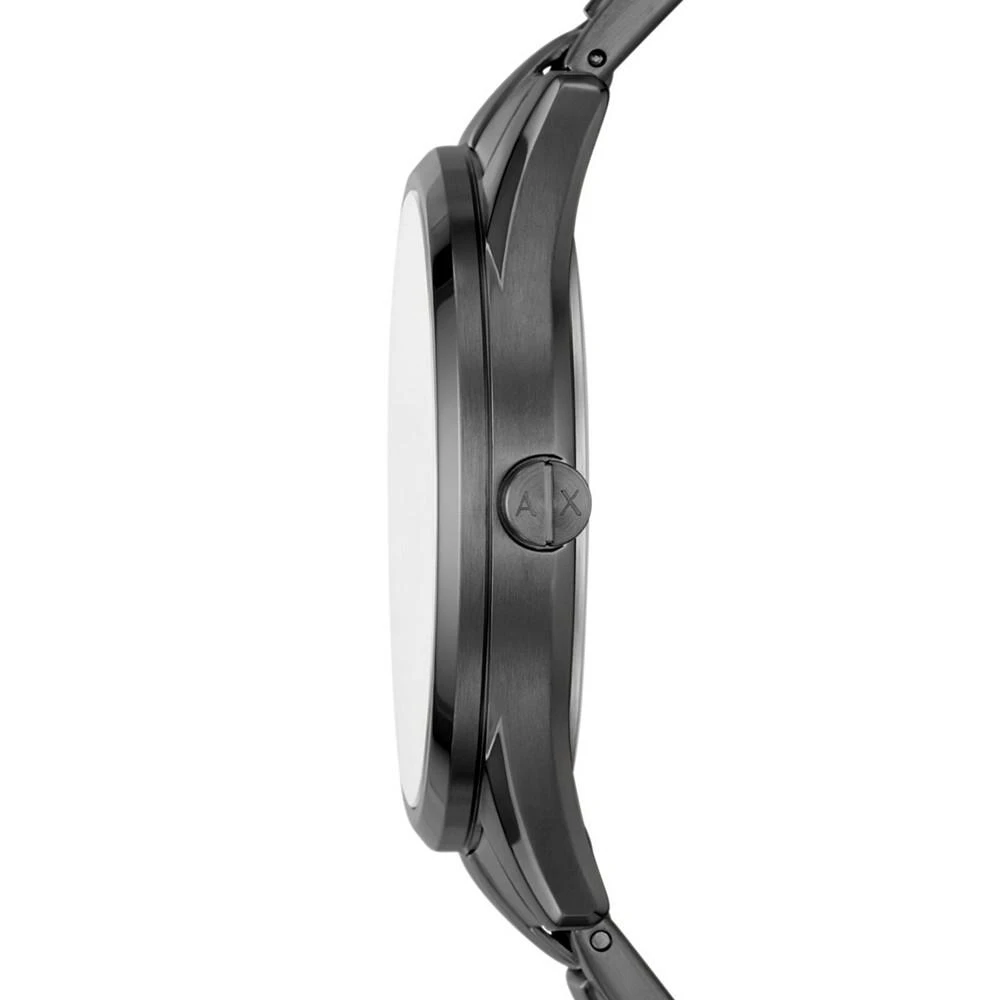 商品Armani Exchange|Men's Multifunction Black Stainless Steel Bracelet Watch, 42mm,价格¥1431,第2张图片详细描述