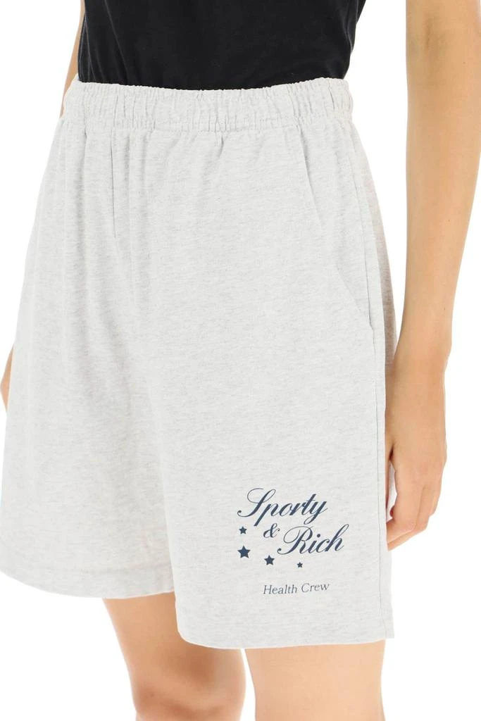 商品Sporty & Rich|'STARS HEALTH CREW' SPORTY SHORTS,价格¥443,第5张图片详细描述