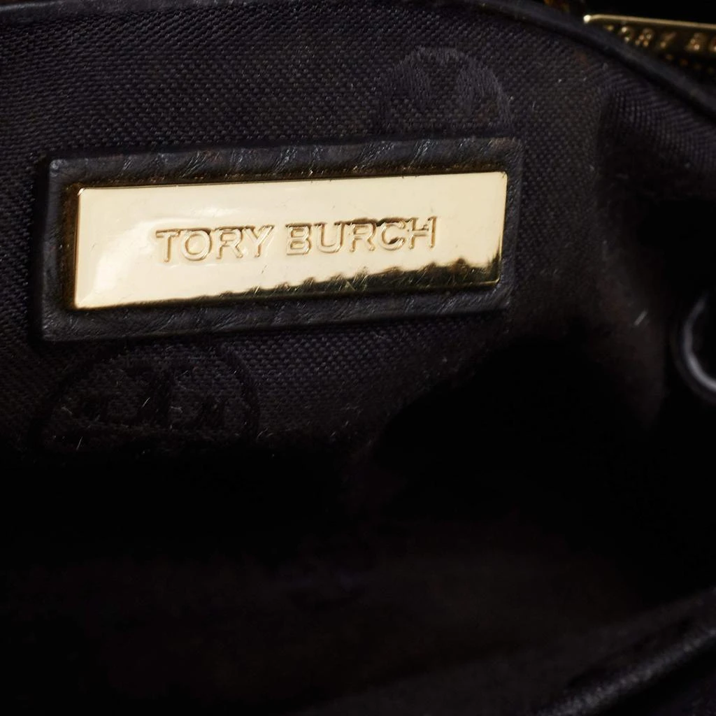 Tory Burch Black Leather Robinson Middy Satchel 商品