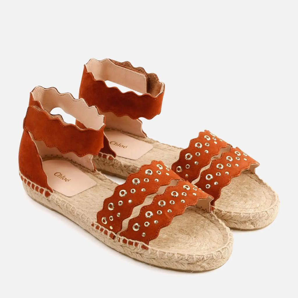 商品Chloé|Chloé Girls' Strap Sandals - Brick,价格¥464,第1张图片