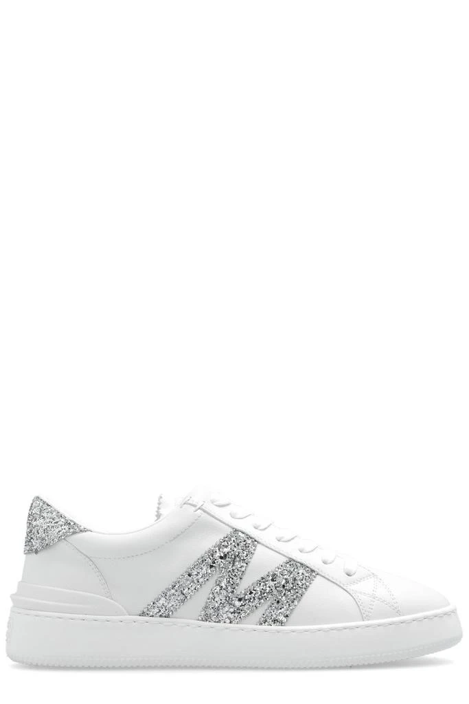 商品Moncler|Moncler Monaco Embellished Low-Top Sneakers,价格¥2961,第1张图片