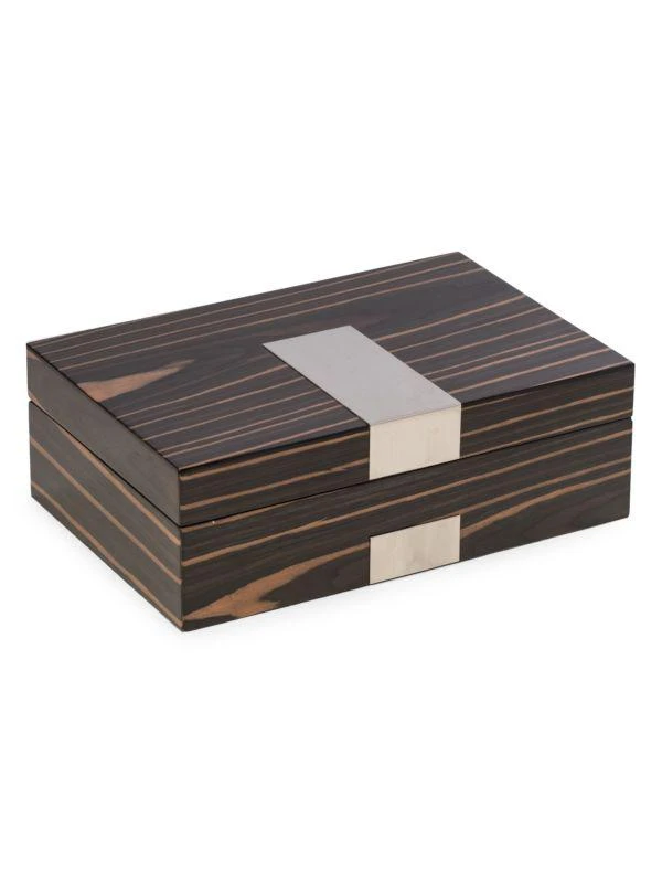 商品Bey-Berk|Multi-Compartment Wooden Valet Box,价格¥1446,第2张图片详细描述