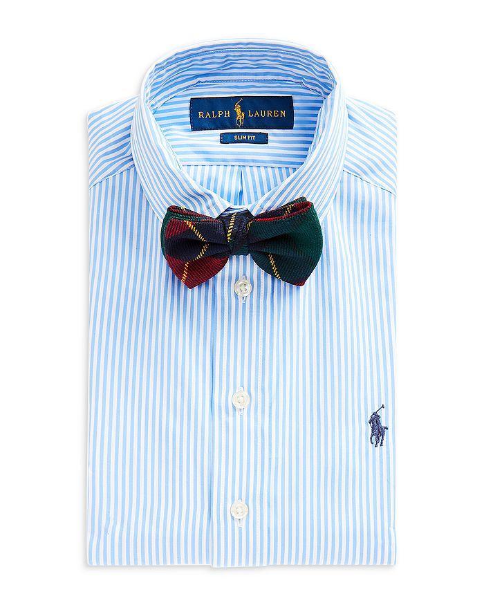 商品Ralph Lauren|Boys' Striped Cotton Shirt - Big Kid,价格¥349,第4张图片详细描述