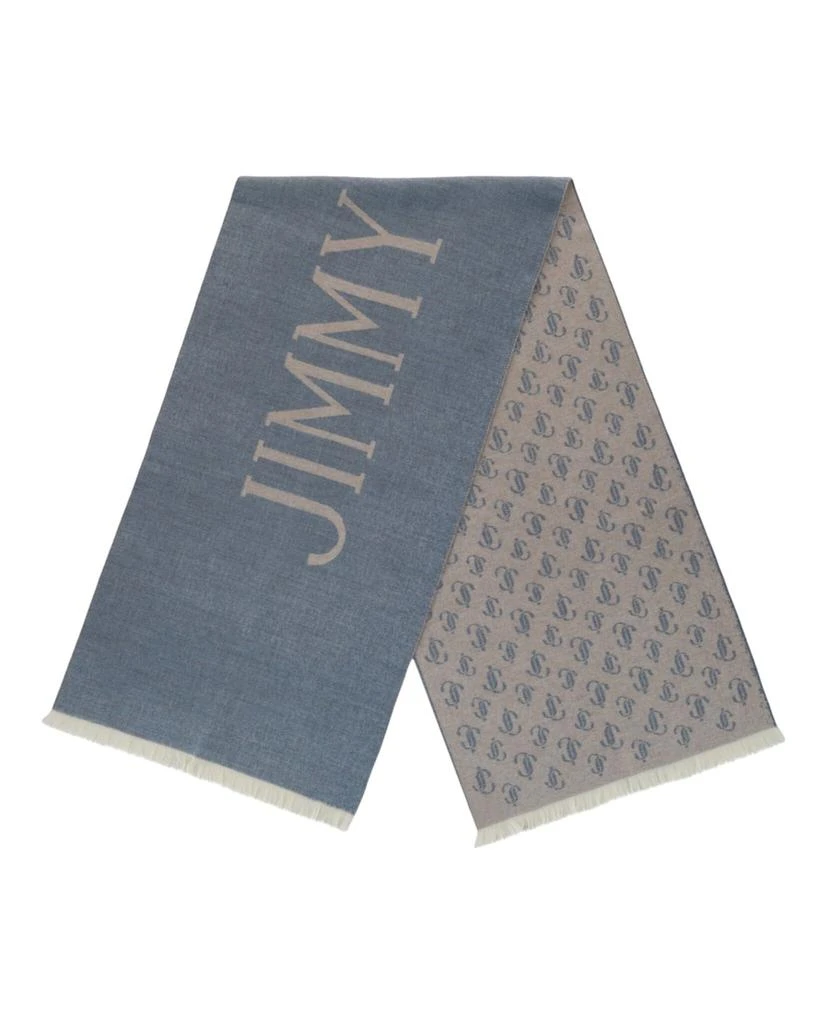 商品Jimmy Choo|Wool Logo Scarf,价格¥2266,第2张图片详细描述