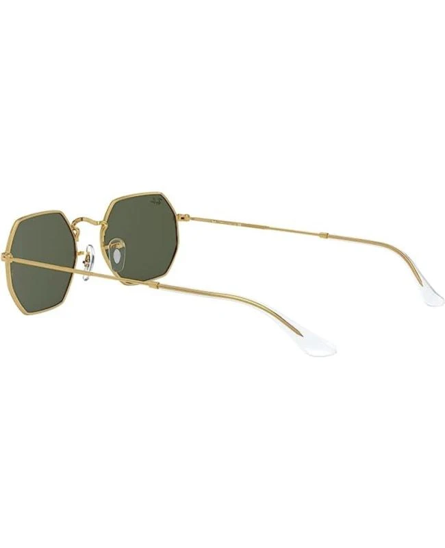 商品Ray-Ban|Ray-Ban Gold Octagonal Metal Green Unisex Sunglasses RB3556N 001 53,价格¥736,第5张图片详细描述