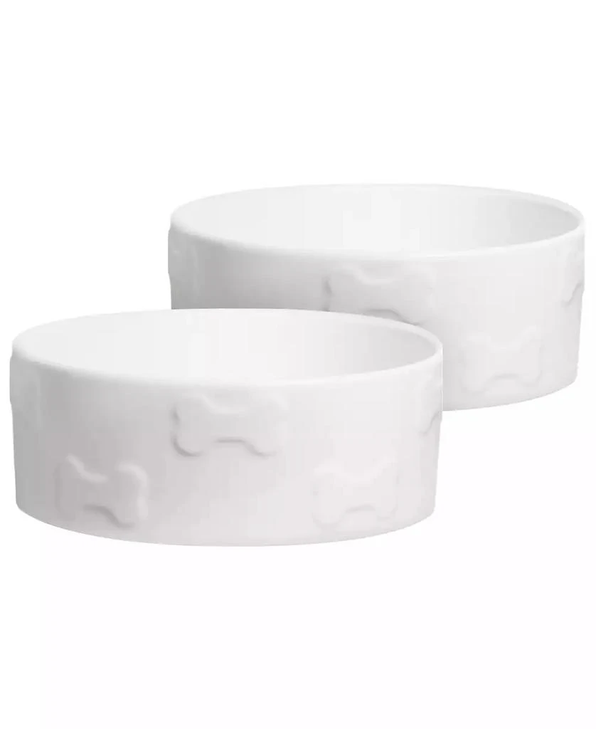 商品Park Life Designs|Set of two Manor Collection ceramic pet bowls,价格¥232,第1张图片