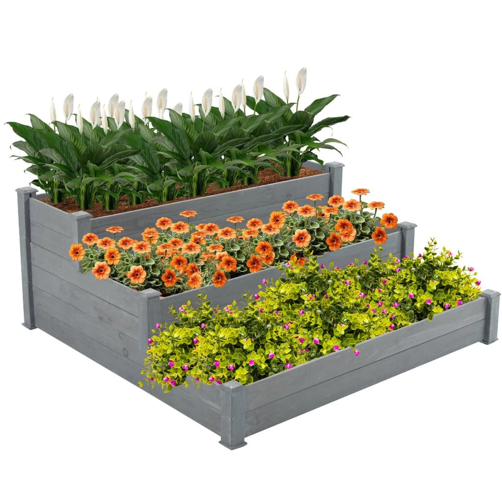 48.6 x 48.6 x 21in Raised Garden Bed 商品