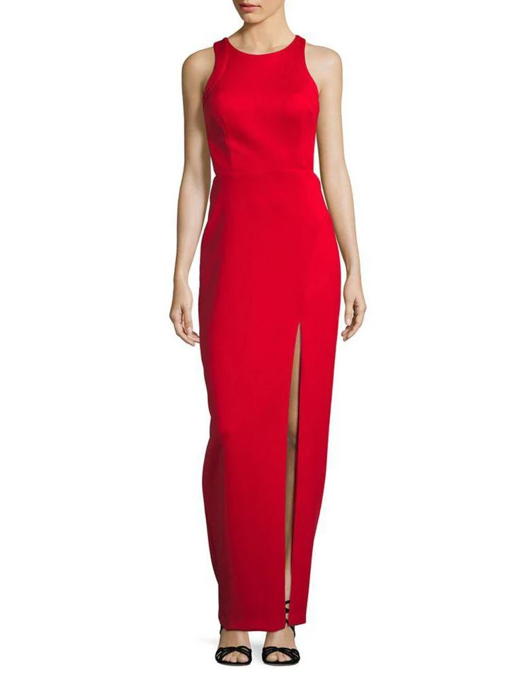 商品Betsy & Adam|Front Slit Floor-Length Dress,价格¥1521,第1张图片