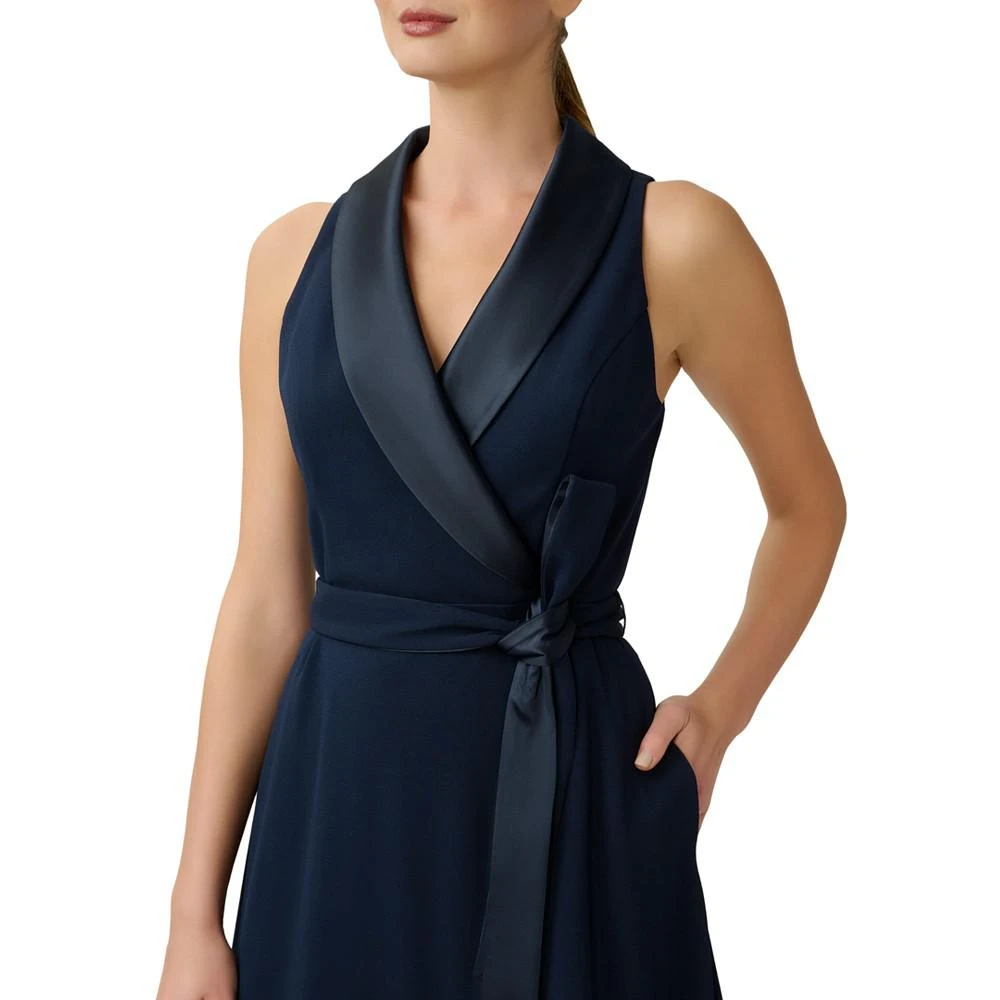 商品Adrianna Papell|Women's Fit & Flare Tuxedo Dress,价格¥846,第4张图片详细描述