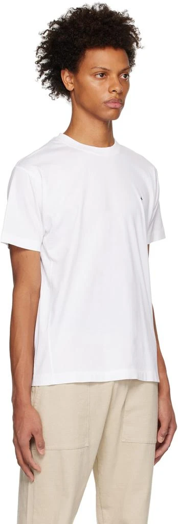 商品Stone Island|White Embroidered T-Shirt,价格¥999,第2张图片详细描述