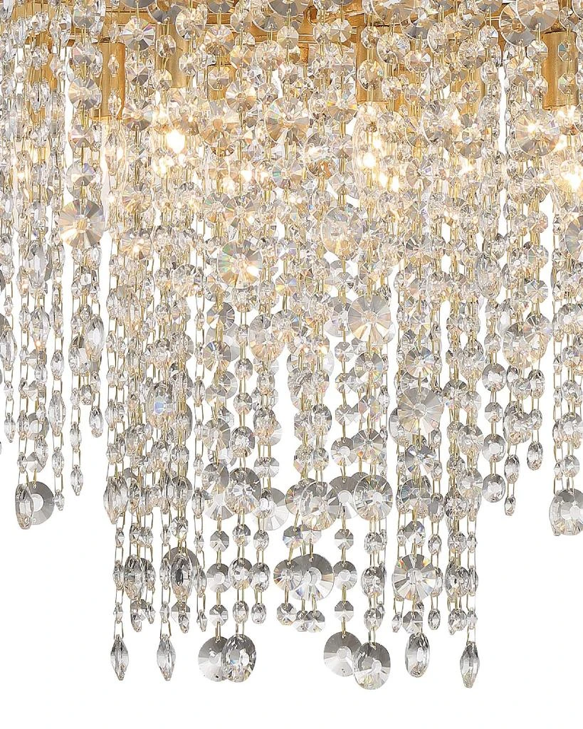 商品Crystorama|Winham 8-Light Antique Gold Chandelier,价格¥14519,第5张图片详细描述
