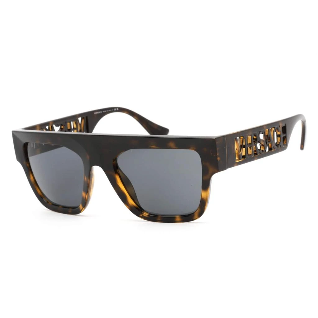 商品Versace|Versace Unisex Sunglasses - Havana Plastic Square Full Rim Frame | VE4430U 108/87,价格¥894,第1张图片