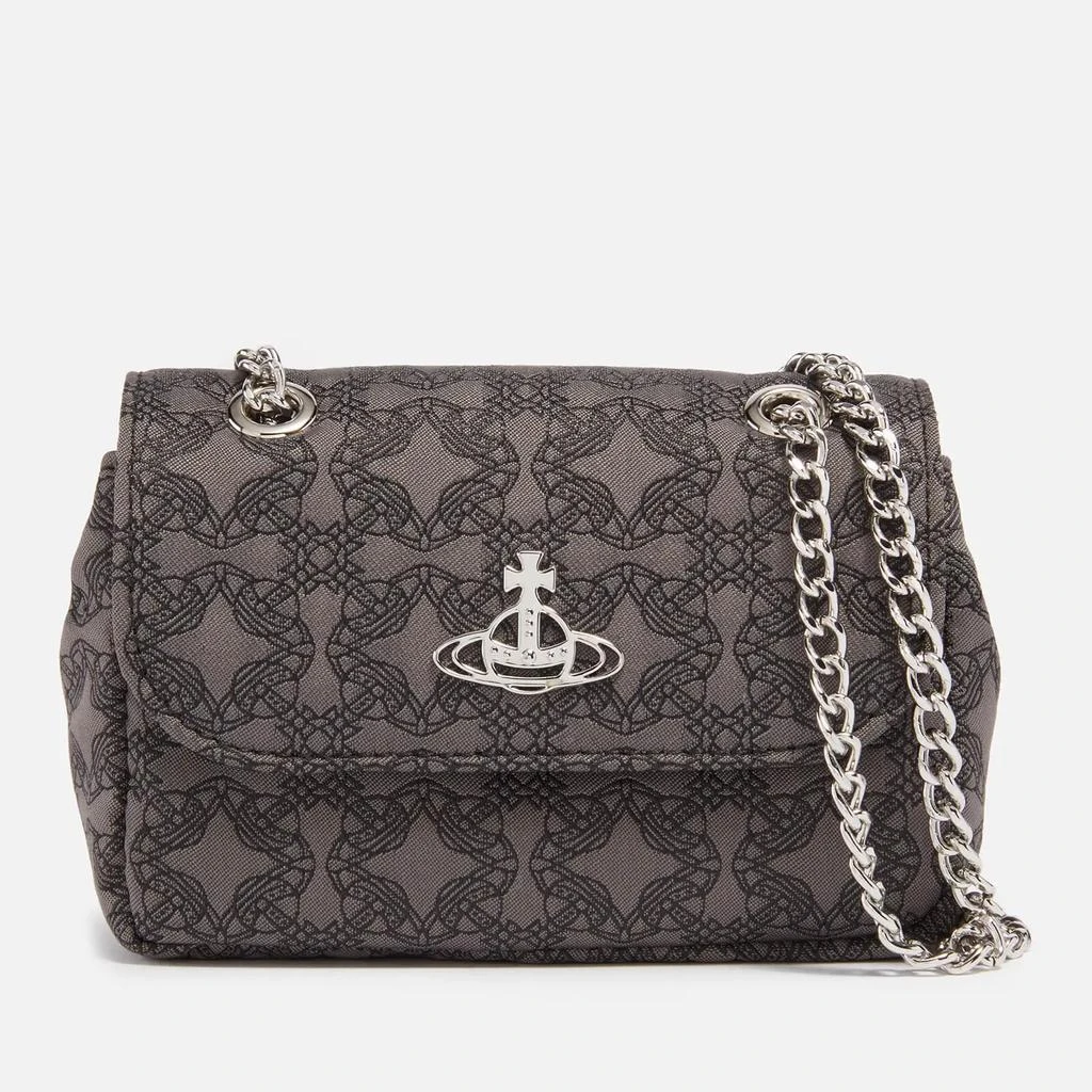 商品Vivienne Westwood|Vivienne Westwood Small Orborama Logo-Jacquard Shoulder Bag,价格¥1511,第1张图片