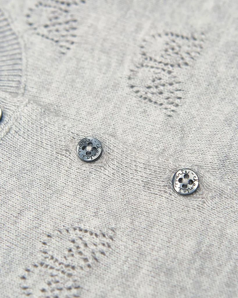 商品Marie Chantal|Kid's Angel Wing Pointelle Cardigan, Size 3M-24M,价格¥881,第3张图片详细描述
