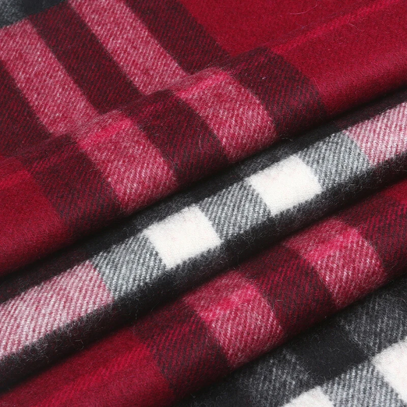 Burberry 博柏利 女士Giant Icon羊绒围巾梅红色 3994153 商品