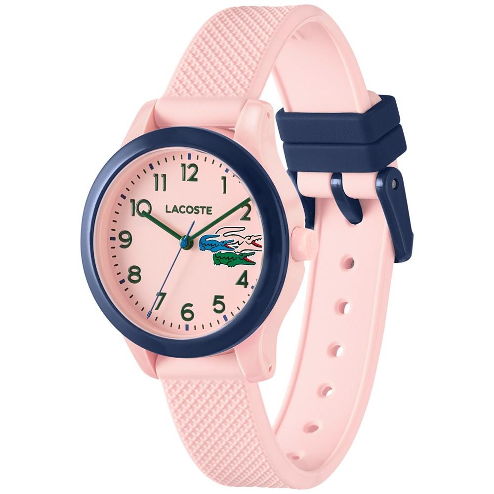 Kids' Lacoste 12.12 Pink Silicone Strap Watch 32mm商品第2张图片规格展示