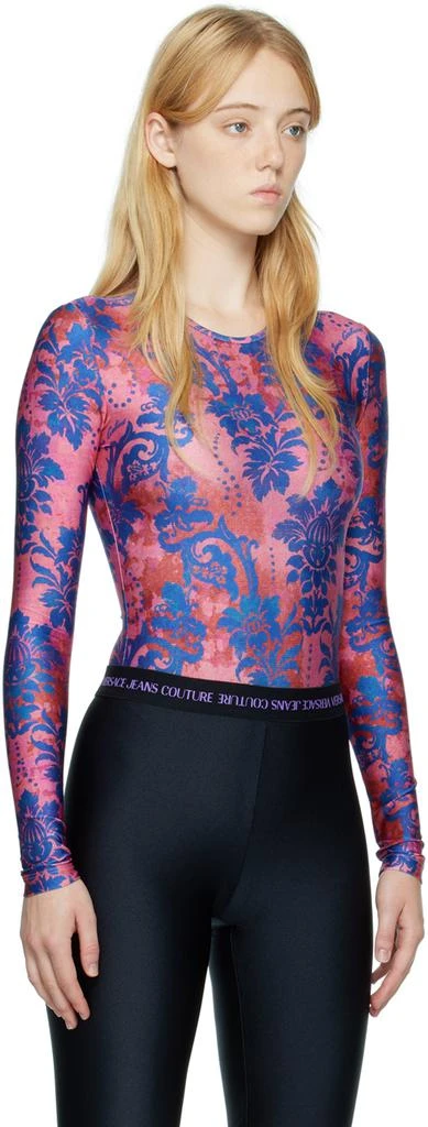 商品Versace|Pink Tapestry Bodysuit,价格¥328,第2张图片详细描述
