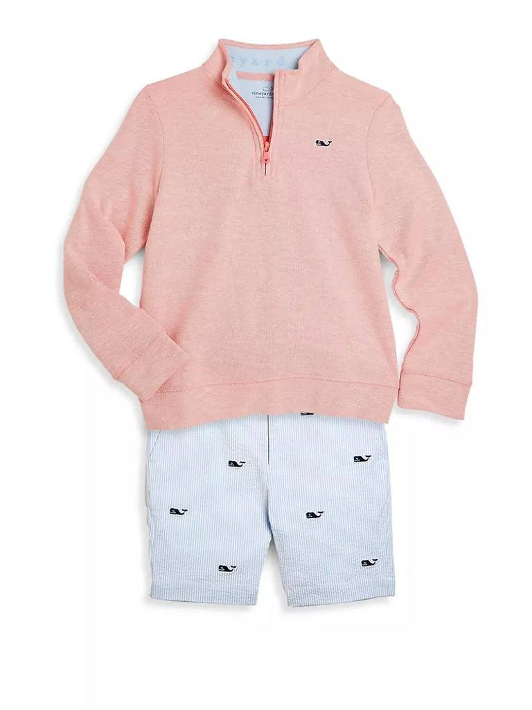 商品Vineyard Vines|Little Boy's &amp; Boy's Reverse Deep Sweater,价格¥219,第2张图片详细描述