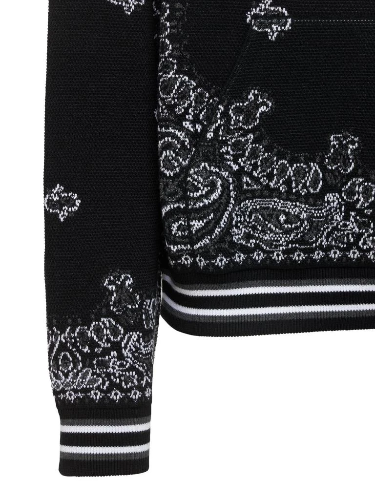 商品AMIRI|Bandana Cotton & Cashmere Knit Hoodie,价格¥9072,第4张图片详细描述