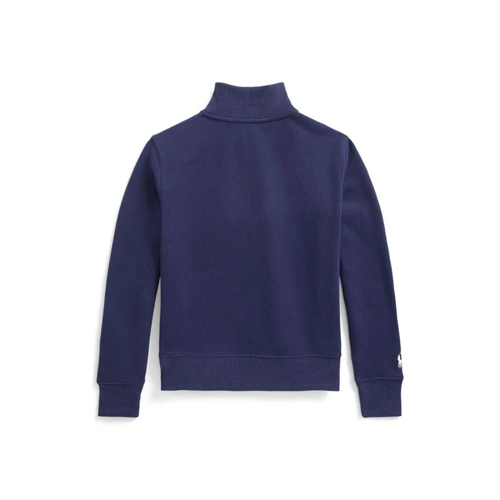 商品Ralph Lauren|Big Girls Long Sleeves Letterman Fleece Pullover,价格¥129,第5张图片详细描述
