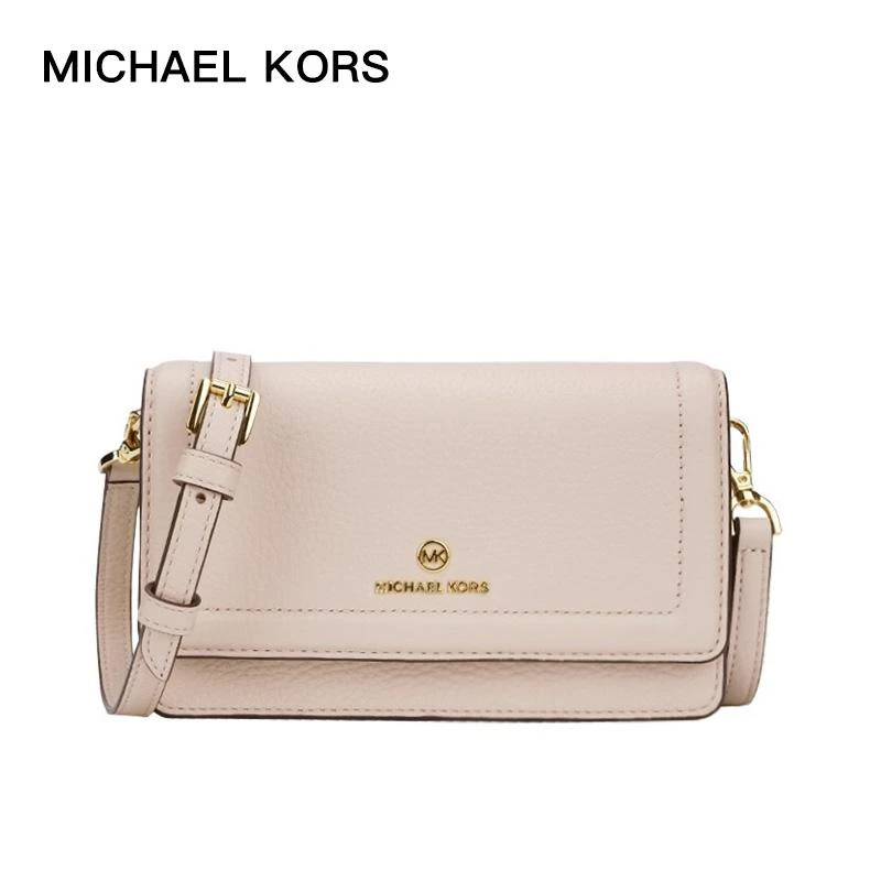 商品[国内直发] Michael Kors|Michael Kors迈克高仕MK女包手机包斜挎包百搭简约休闲32S1GT9C5L欧美新款礼物 SOFT PINK OS,价格¥821,第1张图片