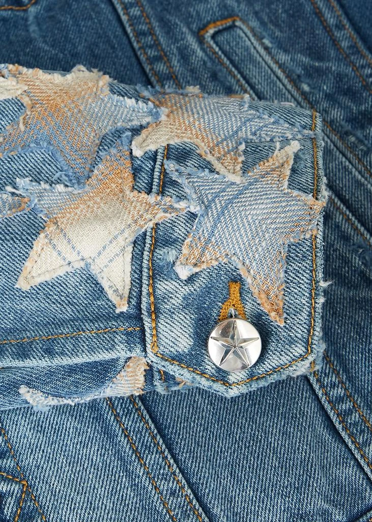 商品AMIRI|X Chemist star-appliquéd denim jacket,价格¥9294,第5张图片详细描述