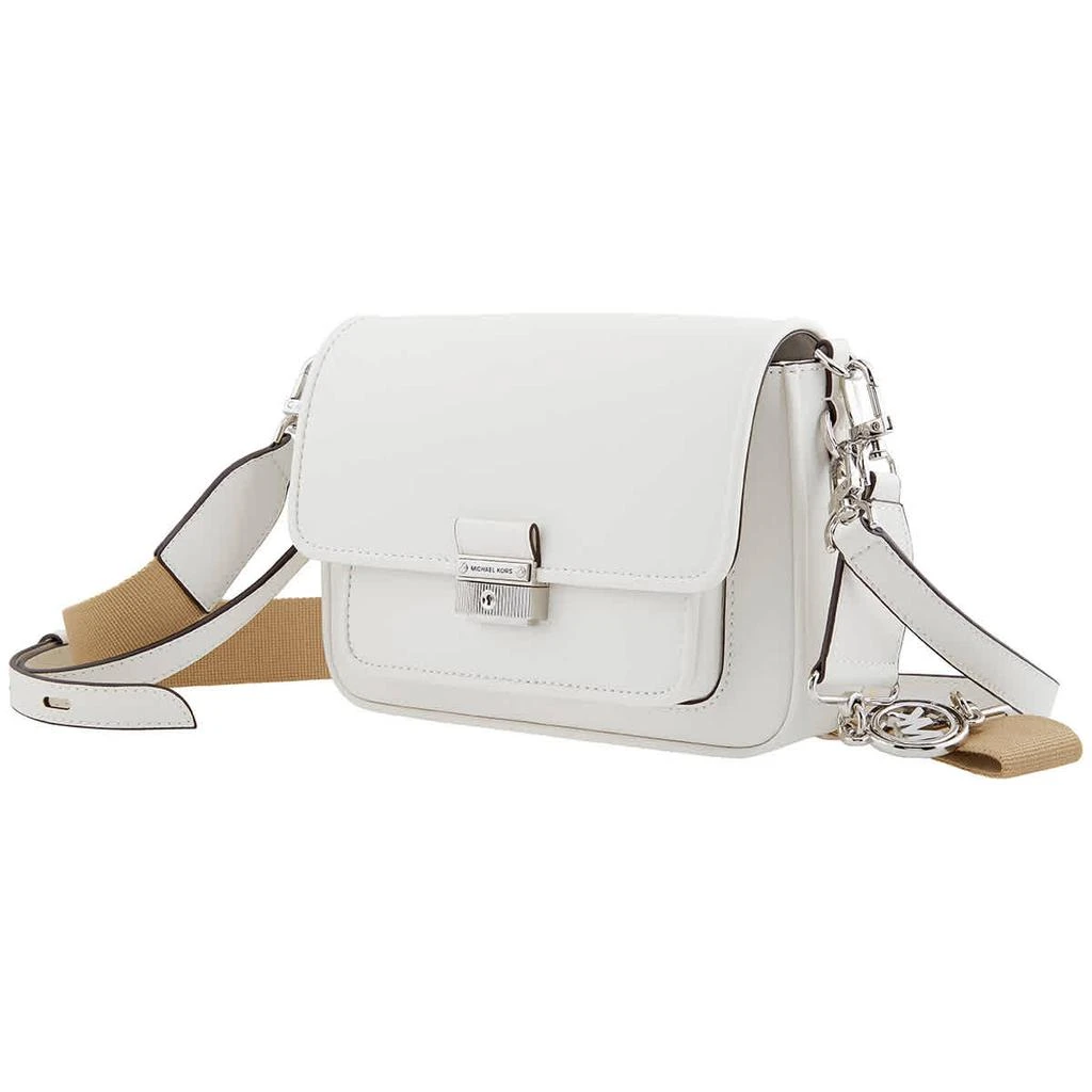 商品Michael Kors|Michael Kors Bradshaw Optic White Leather Shoulder Bag,价格¥2018,第1张图片