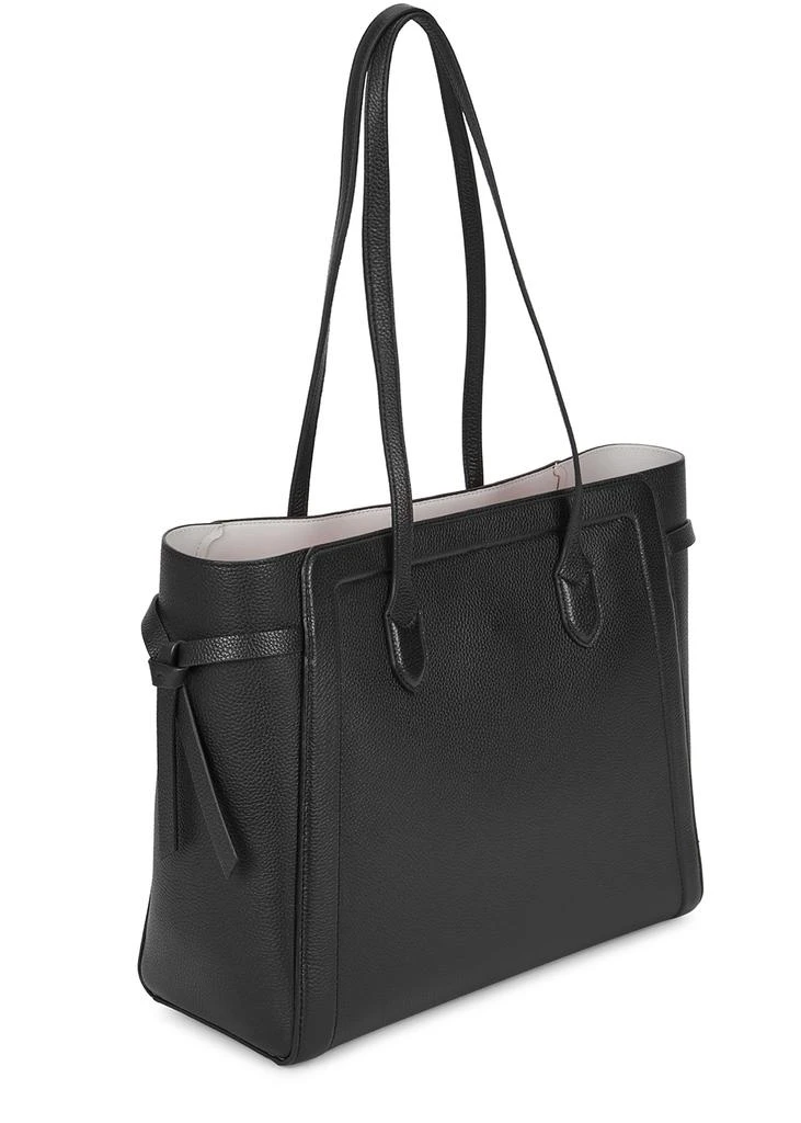 商品Kate Spade|Knott large black leather tote,价格¥2756,第2张图片详细描述